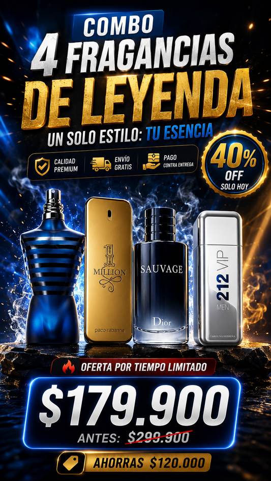 Ultra Male, One Million, Sauvage, 212 VIP