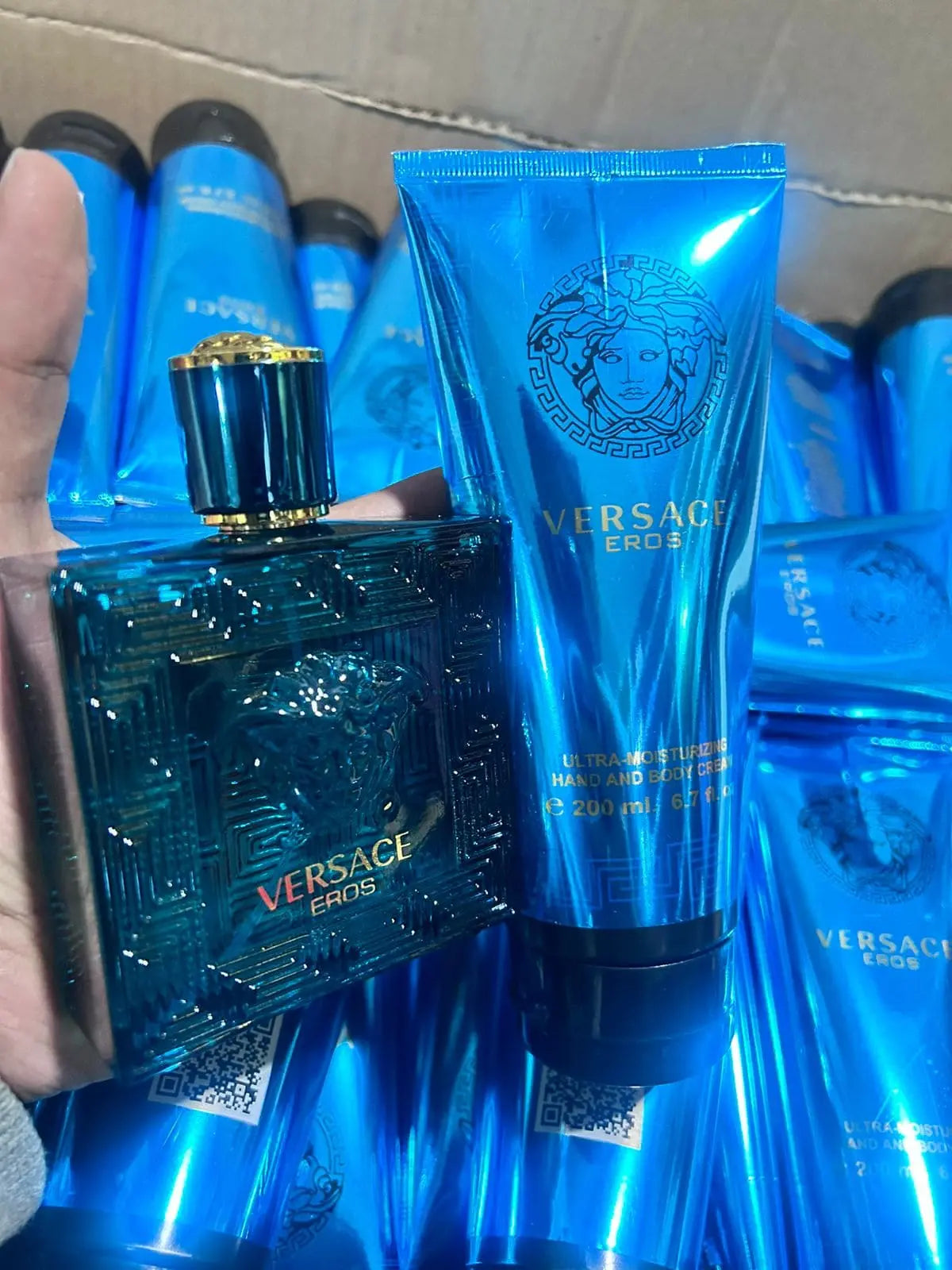 Super Combo Versace Eros 100 ml + Loción En Crema 🎁
